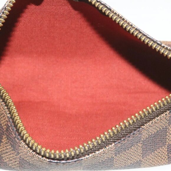 LOUIS VUITTON Damier Ebene Golf Cup 1998 Pouch LV Auth am199bV - Picture 10 of 14